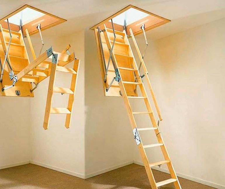 Чердачные складные лестницы