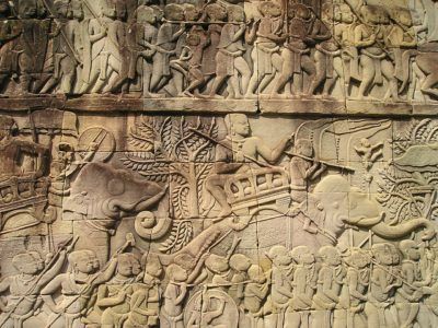 Барельеф в Ангкор-Вате