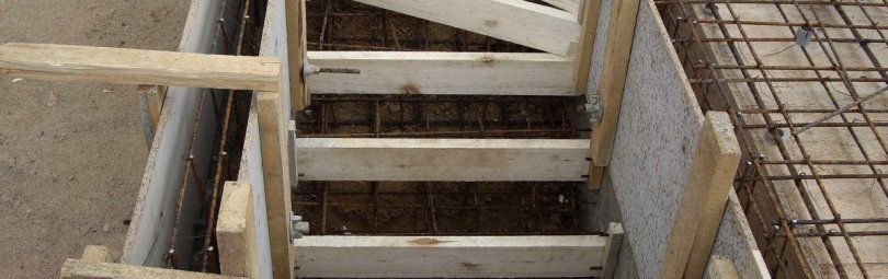 Этапы возведения бетонной лестницы